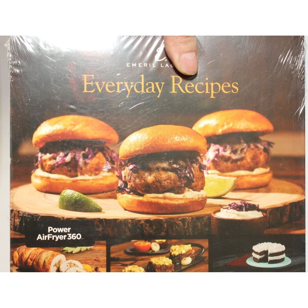 NEW SEALED Emeril Lagasse Everyday Recipes Power AirFryer 360 2019 TPB Cookbook